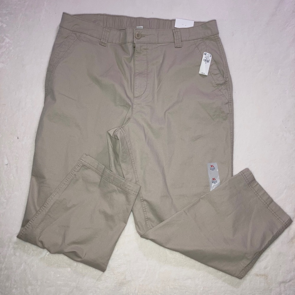 NWT Old Navy Mens OG Chino Ankle Pants Khaki High Rise XL Classic Versatile Work